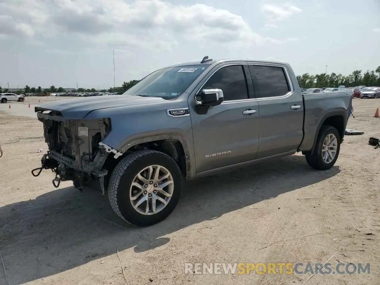 1 Photograph of a damaged car 3GTU9DED5KG263156 GMC SIERRA 2019