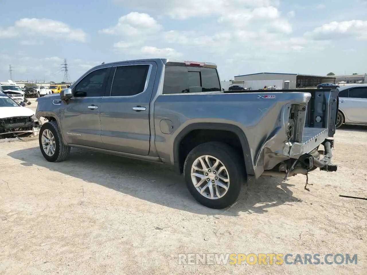 2 Photograph of a damaged car 3GTU9DED5KG263156 GMC SIERRA 2019