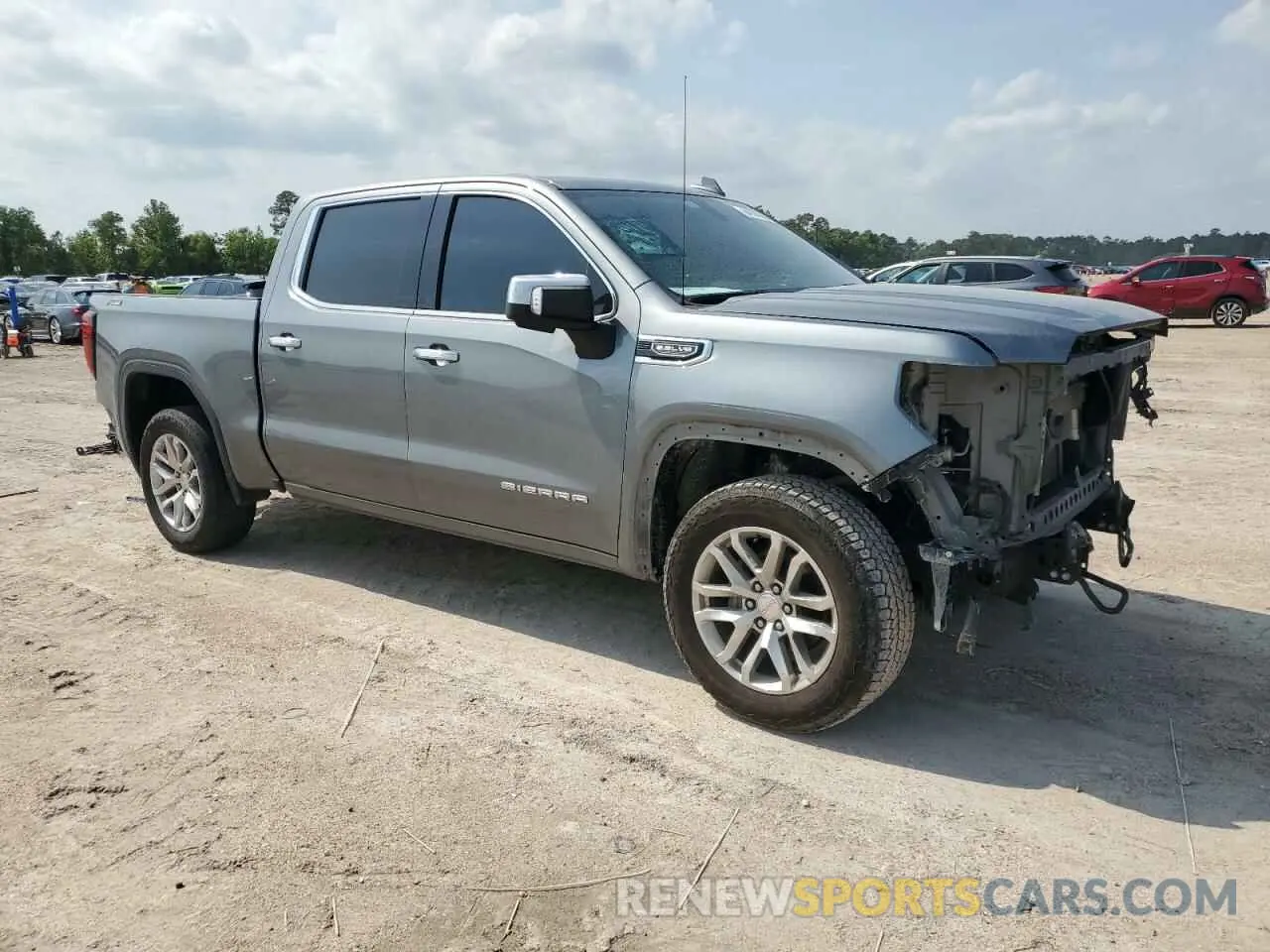4 Photograph of a damaged car 3GTU9DED5KG263156 GMC SIERRA 2019