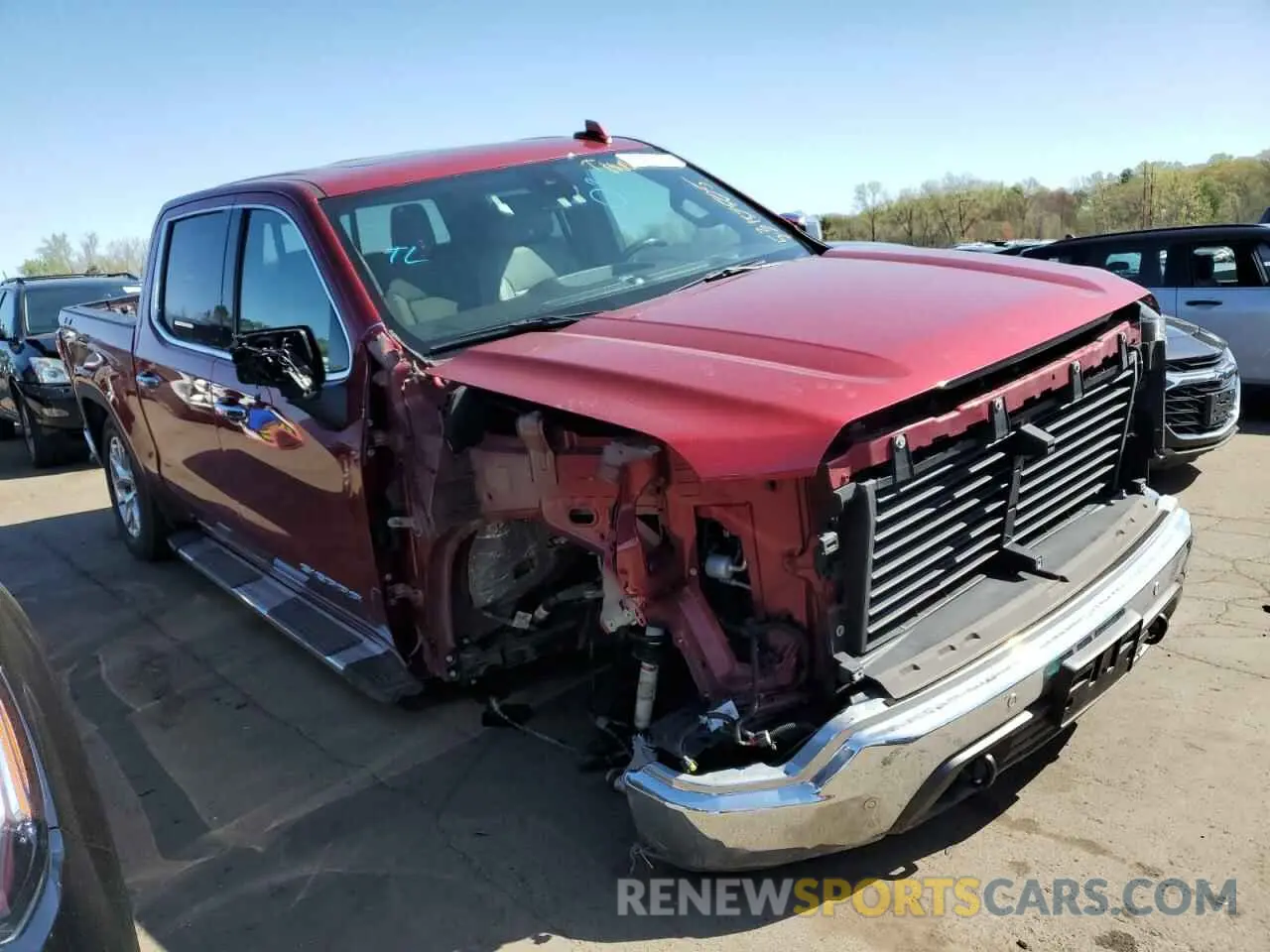 4 Photograph of a damaged car 3GTU9DED6KG235799 GMC SIERRA 2019
