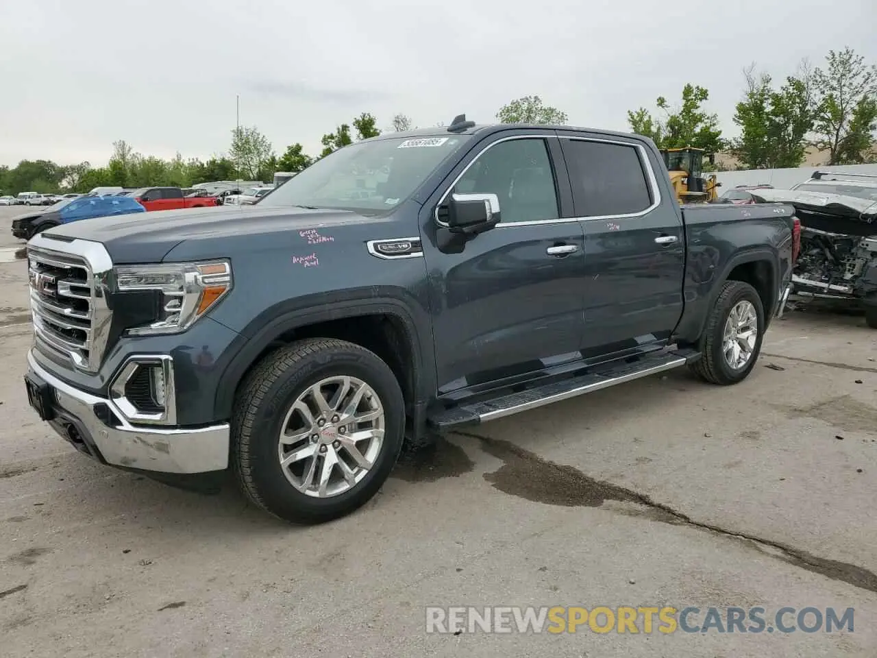 1 Photograph of a damaged car 3GTU9DED6KG264672 GMC SIERRA 2019