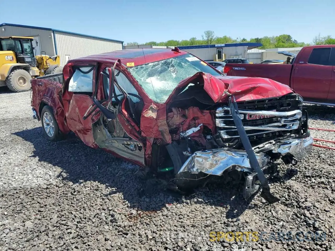 4 Photograph of a damaged car 3GTU9DEL2KG107633 GMC SIERRA 2019