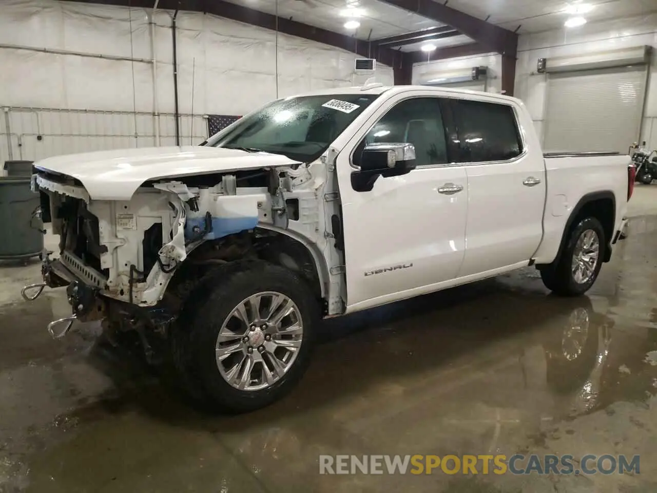 1 Photograph of a damaged car 3GTU9FED7KG130247 GMC SIERRA 2019