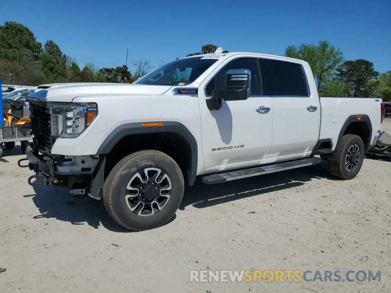 1 Photograph of a damaged car 1GT19NE71LF131890 GMC SIERRA 2020