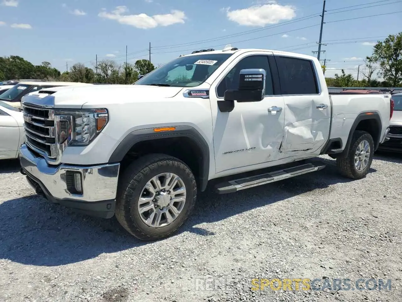 1 Photograph of a damaged car 1GT49NEY4LF105693 GMC SIERRA 2020