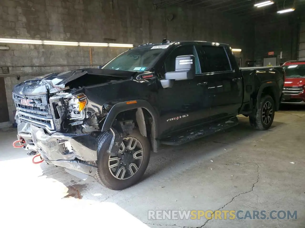 1 Photograph of a damaged car 1GT49PEY7LF135671 GMC SIERRA 2020