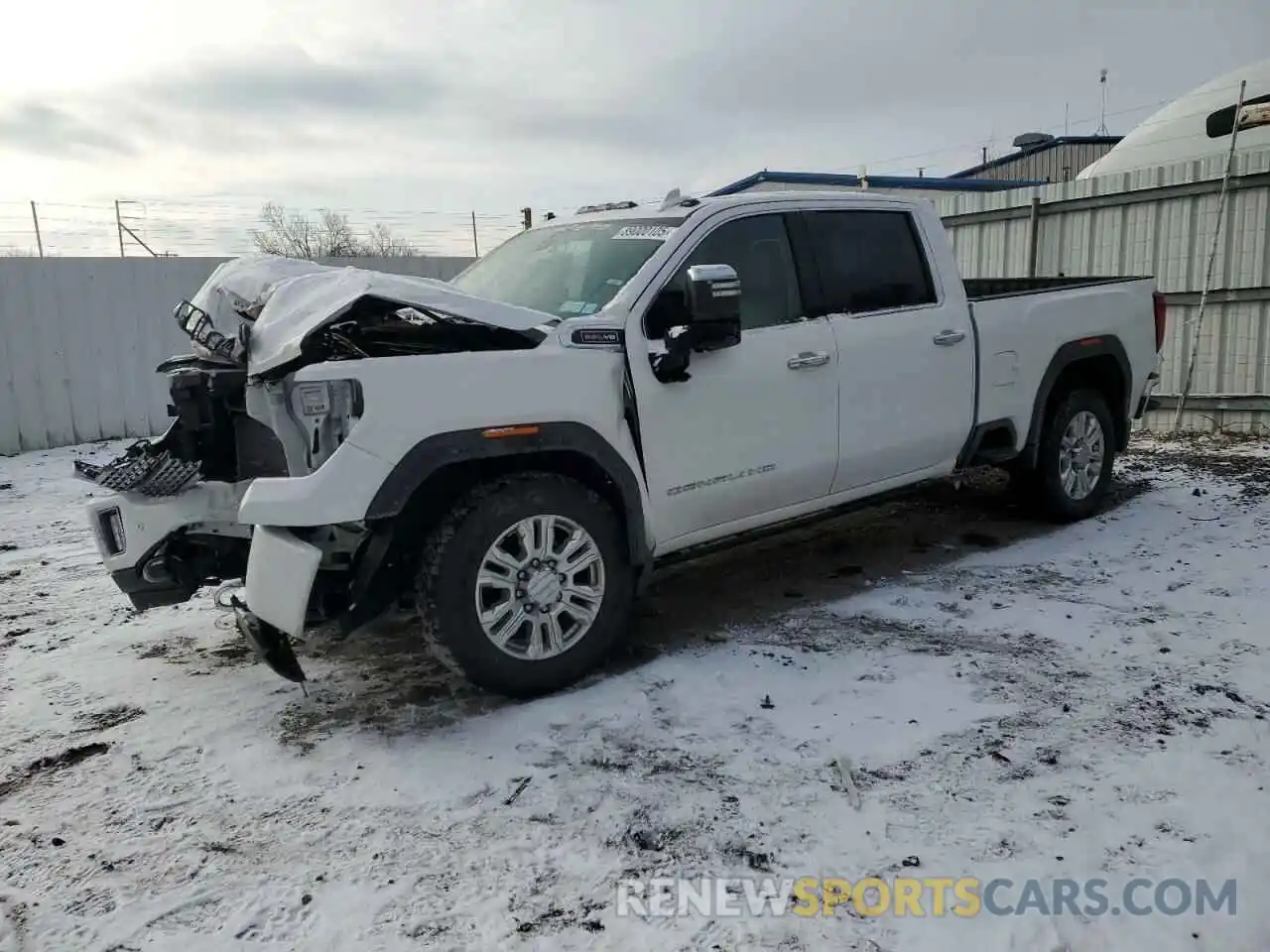 1 Photograph of a damaged car 1GT49RE73LF306113 GMC SIERRA 2020