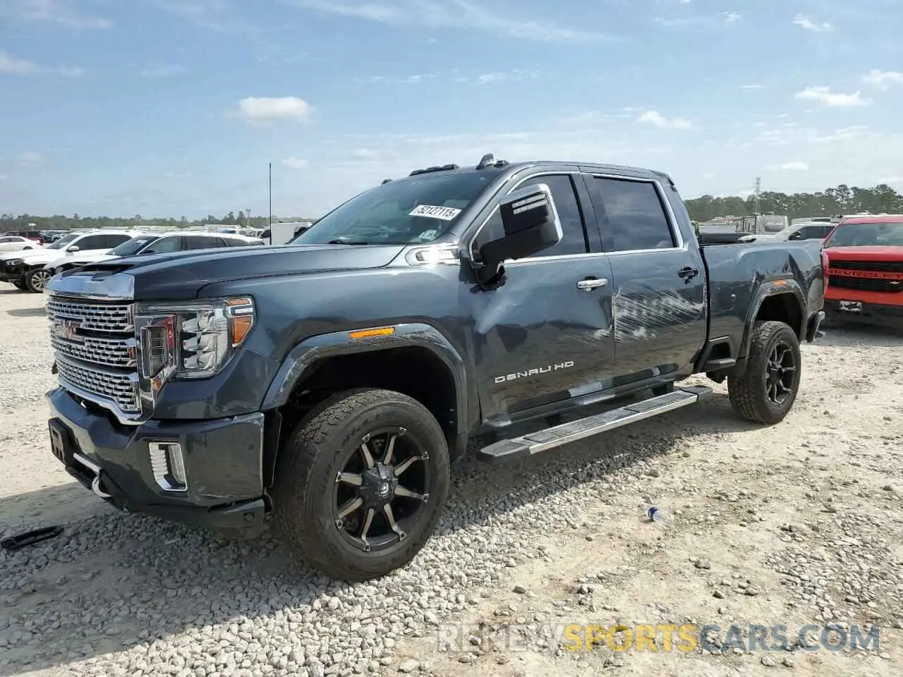 1 Photograph of a damaged car 1GT49REY0LF221044 GMC SIERRA 2020