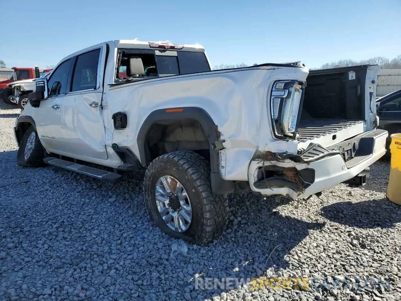 2 Photograph of a damaged car 1GT49REY1LF209940 GMC SIERRA 2020