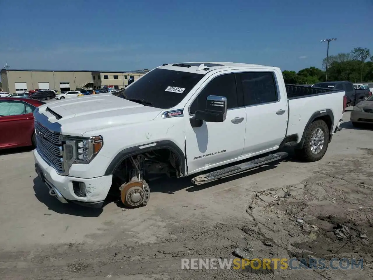 1 Photograph of a damaged car 1GT49REY1LF225393 GMC SIERRA 2020