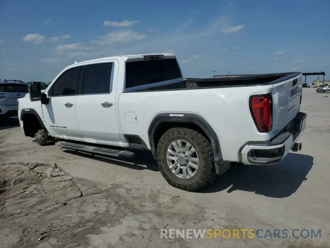 2 Photograph of a damaged car 1GT49REY1LF225393 GMC SIERRA 2020