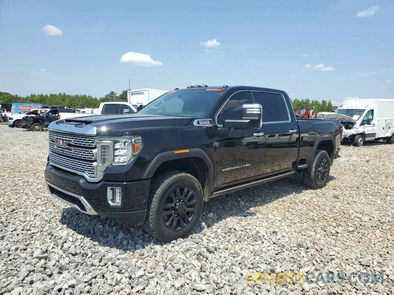 1 Photograph of a damaged car 1GT49REY3LF327956 GMC SIERRA 2020