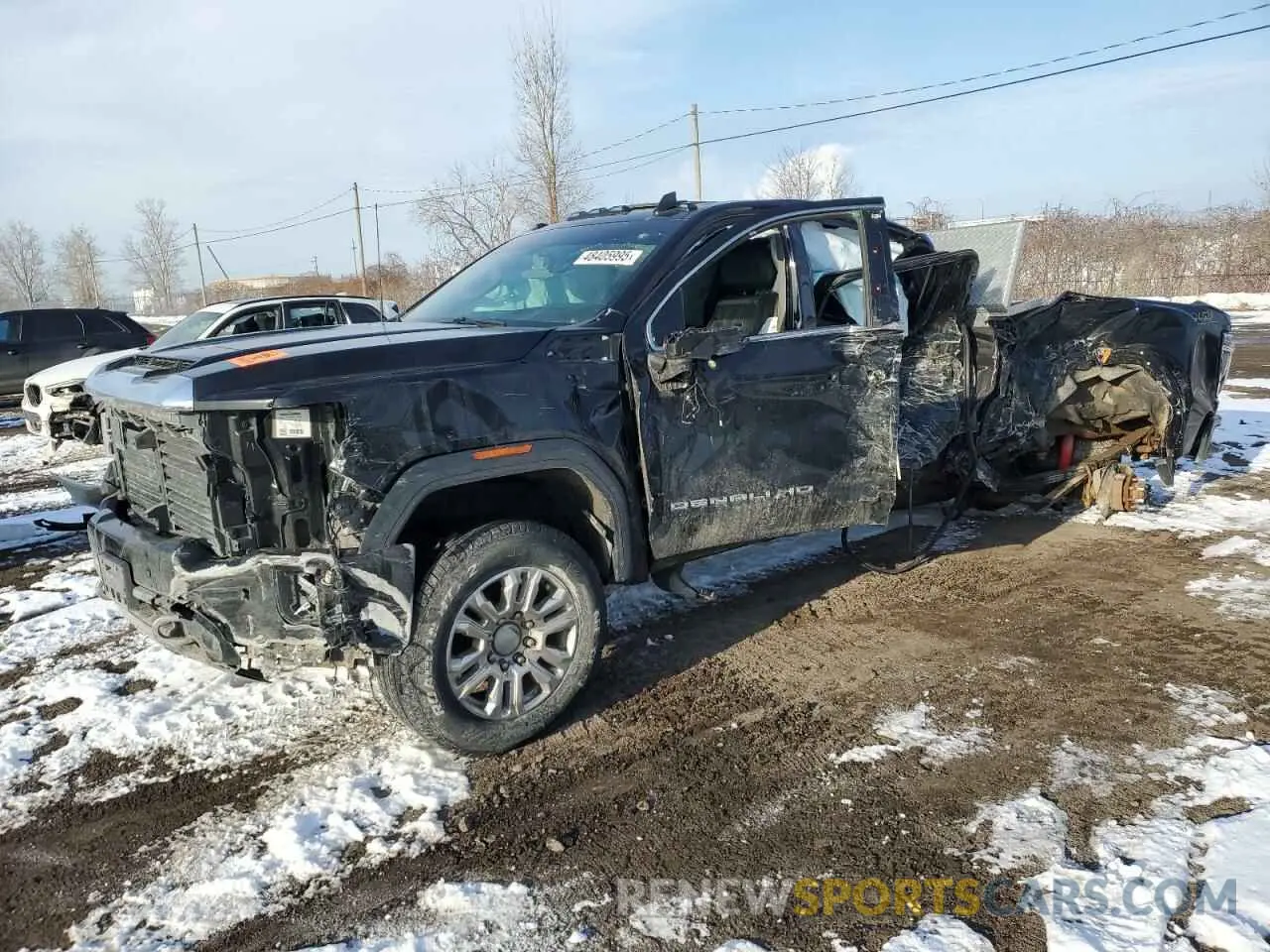 1 Photograph of a damaged car 1GT49REY9LF223116 GMC SIERRA 2020