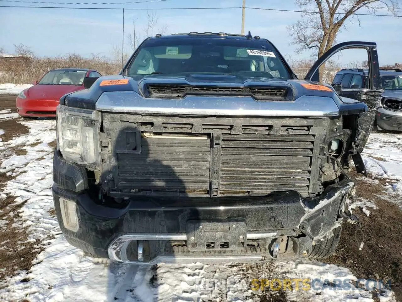 5 Photograph of a damaged car 1GT49REY9LF223116 GMC SIERRA 2020