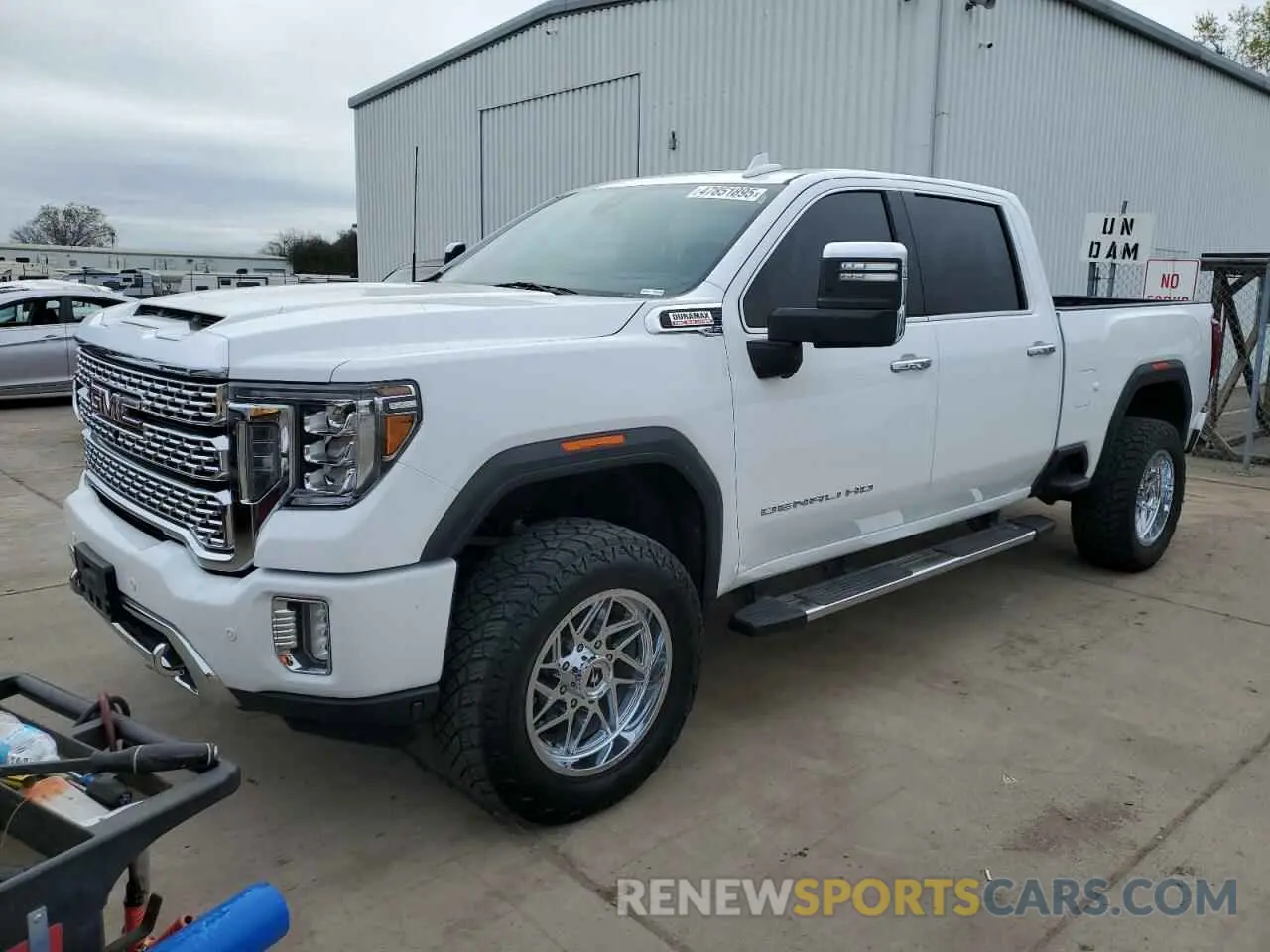 1 Photograph of a damaged car 1GT49REYXLF232133 GMC SIERRA 2020