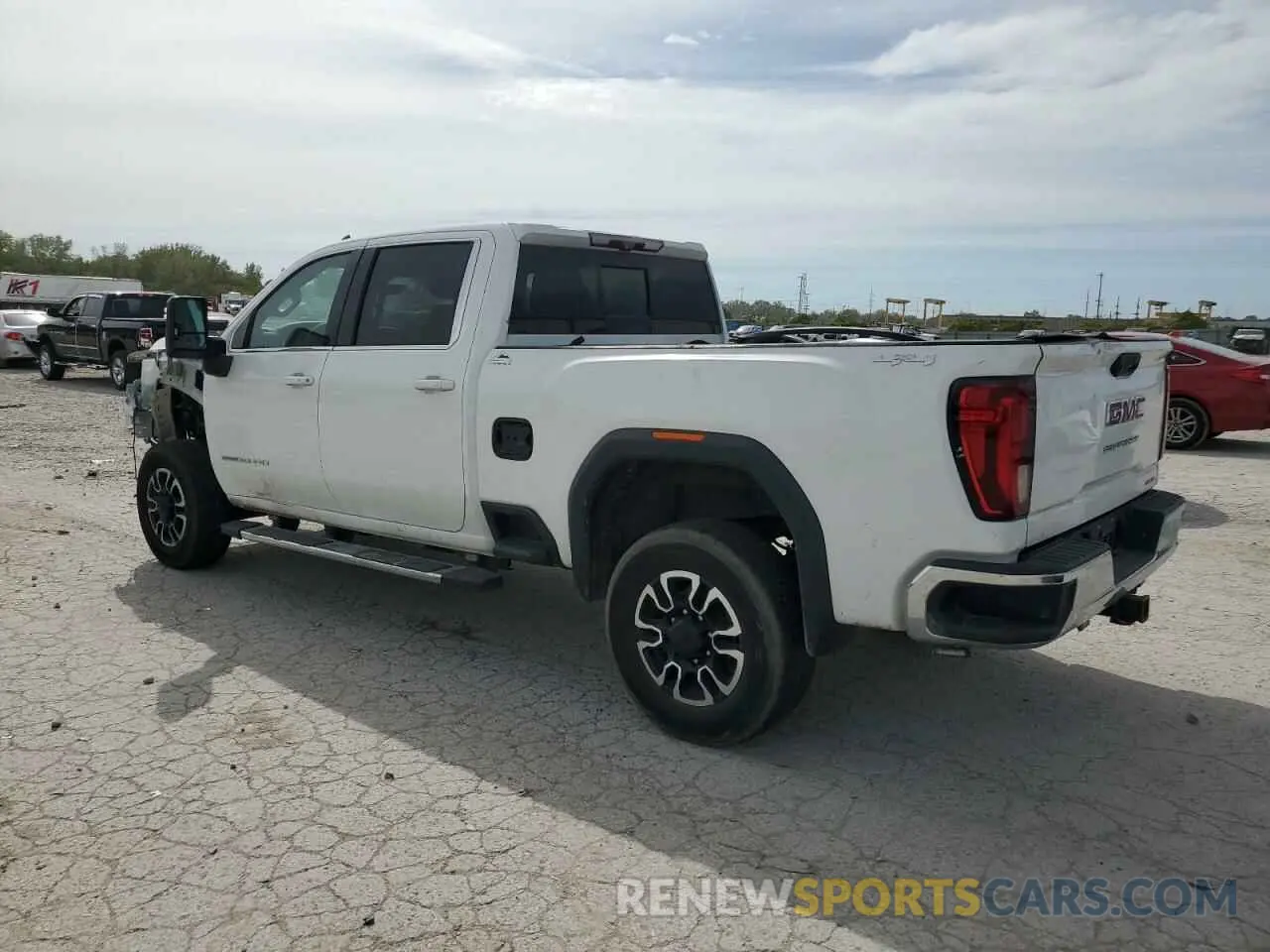2 Photograph of a damaged car 1GT49TEY7LF215223 GMC SIERRA 2020