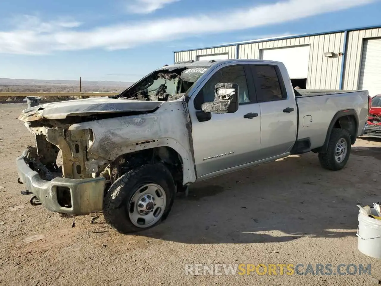 1 Photograph of a damaged car 1GT59LEY7LF209622 GMC SIERRA 2020