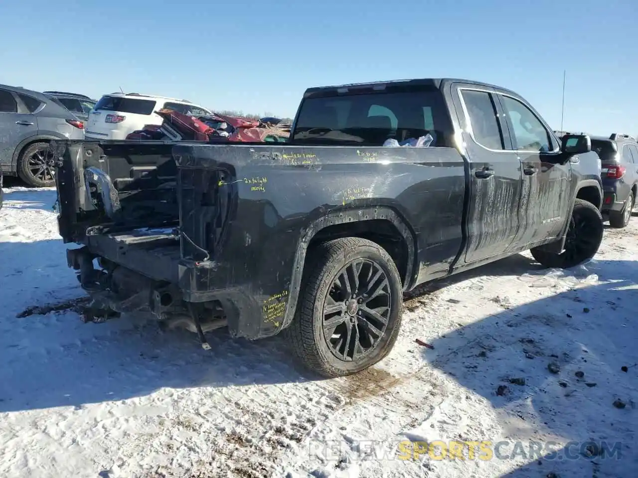 3 Photograph of a damaged car 1GTR9BED8LZ265656 GMC SIERRA 2020