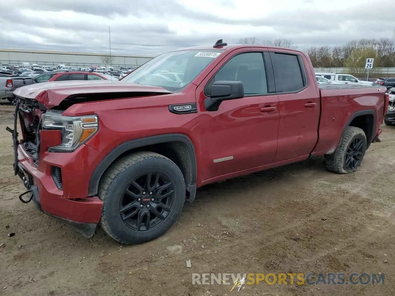 1 Photograph of a damaged car 1GTR9CED6LZ291274 GMC SIERRA 2020