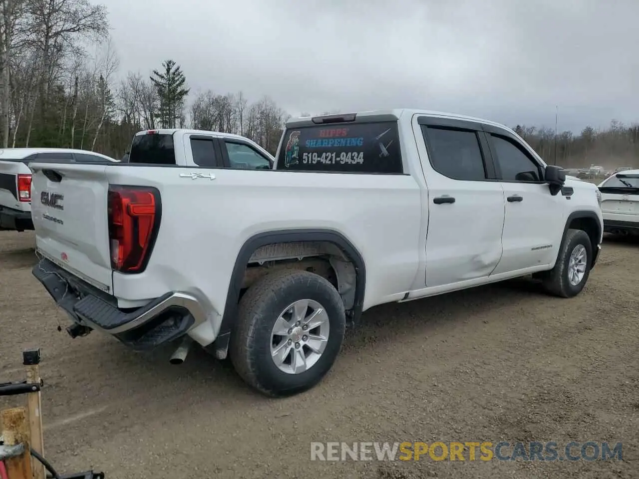 3 Photograph of a damaged car 1GTU9AEF0LZ325287 GMC SIERRA 2020