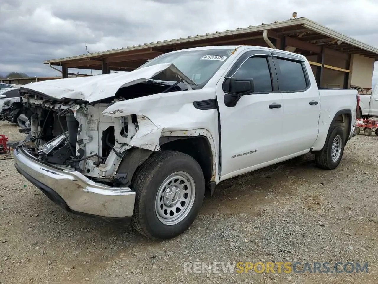 1 Photograph of a damaged car 3GTP8AEH8LG413599 GMC SIERRA 2020