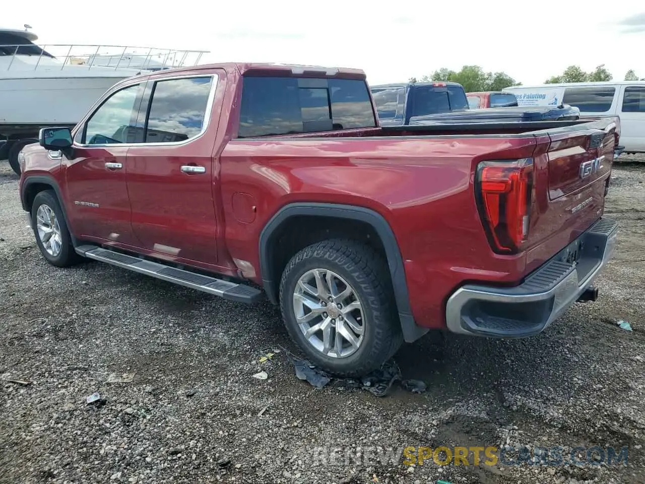 2 Photograph of a damaged car 3GTP8DED0LG213038 GMC SIERRA 2020