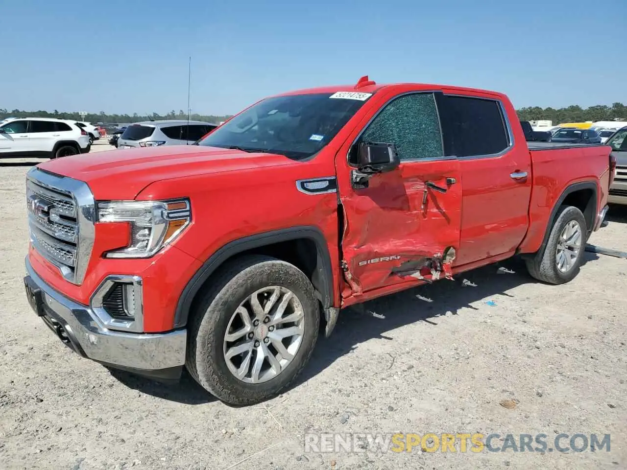 1 Photograph of a damaged car 3GTP8DED3LG324005 GMC SIERRA 2020