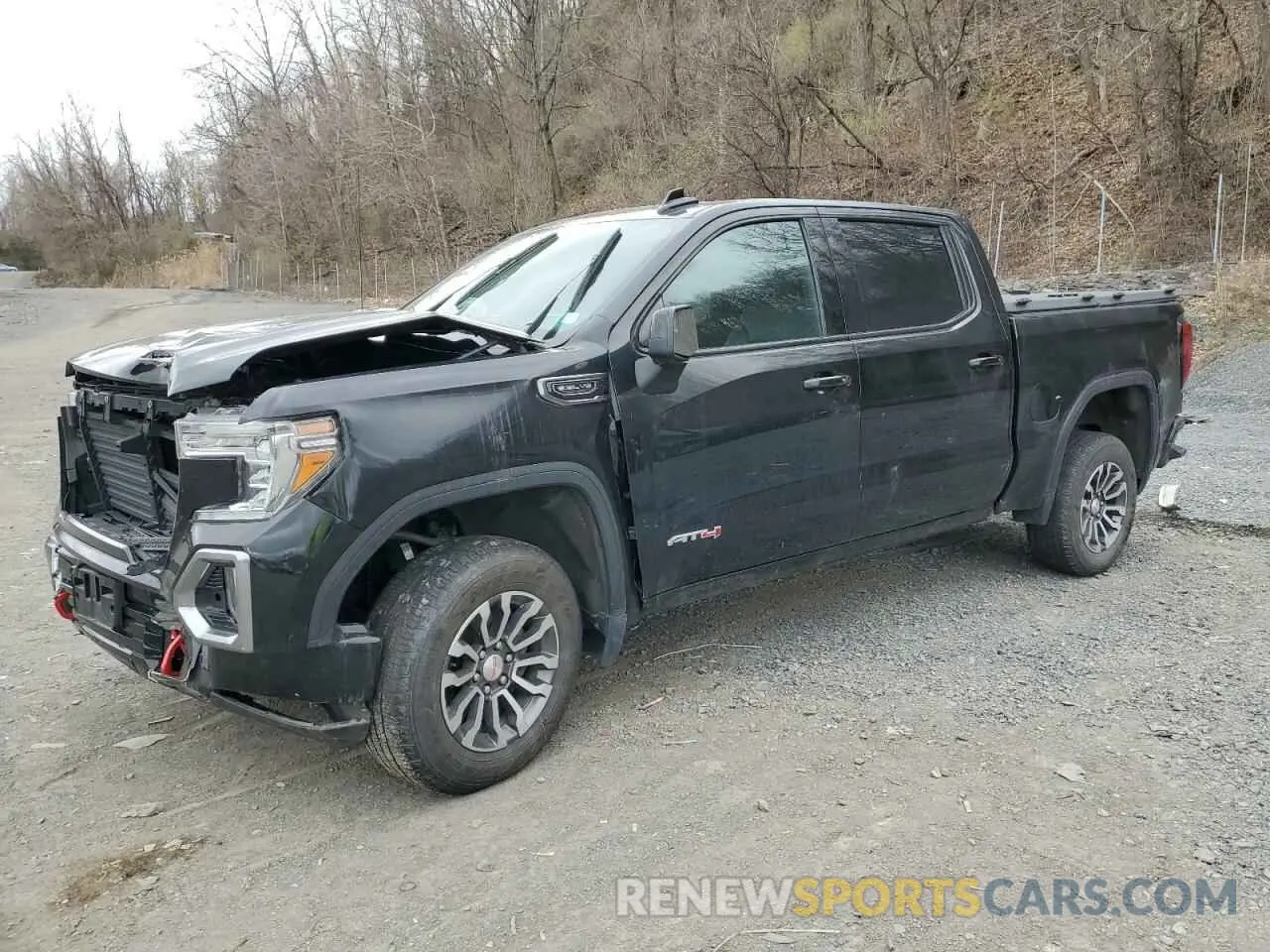 1 Photograph of a damaged car 3GTP9EED8LG393968 GMC SIERRA 2020