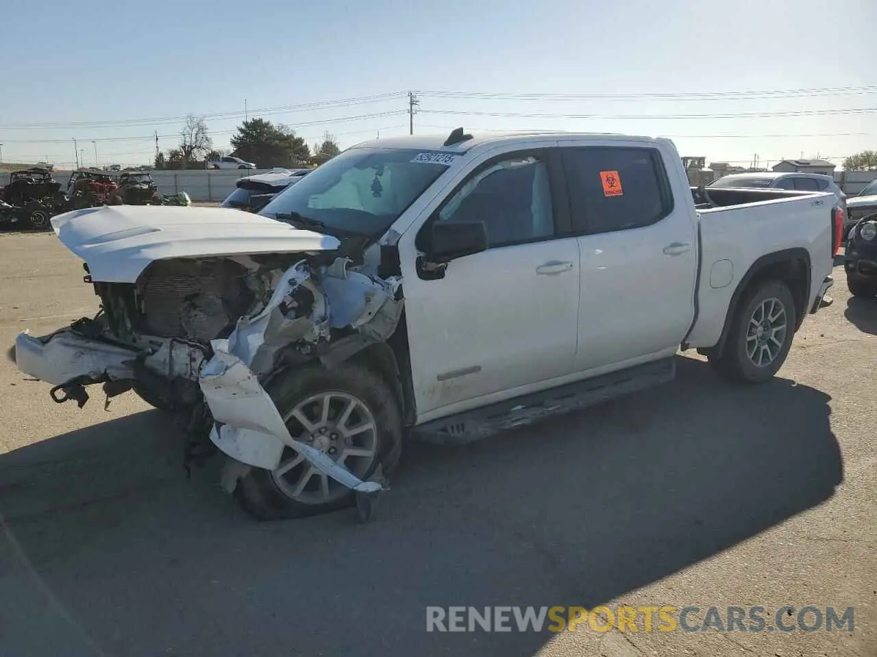 1 Photograph of a damaged car 3GTU9CED7LG167637 GMC SIERRA 2020