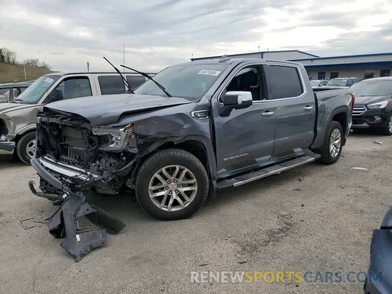 1 Photograph of a damaged car 3GTU9DET2LG431084 GMC SIERRA 2020
