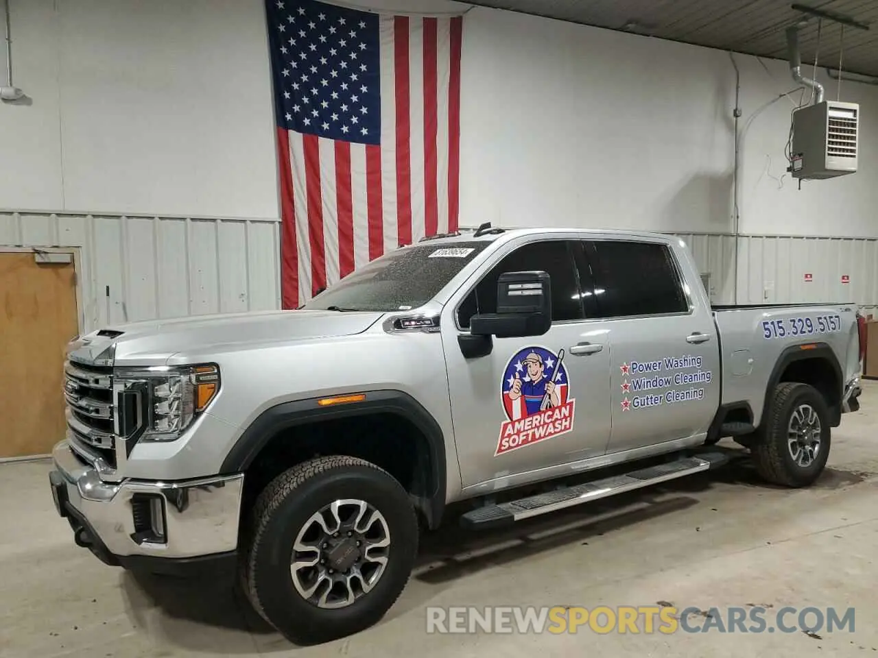 1 Photograph of a damaged car 1GT49ME7XMF239708 GMC SIERRA 2021