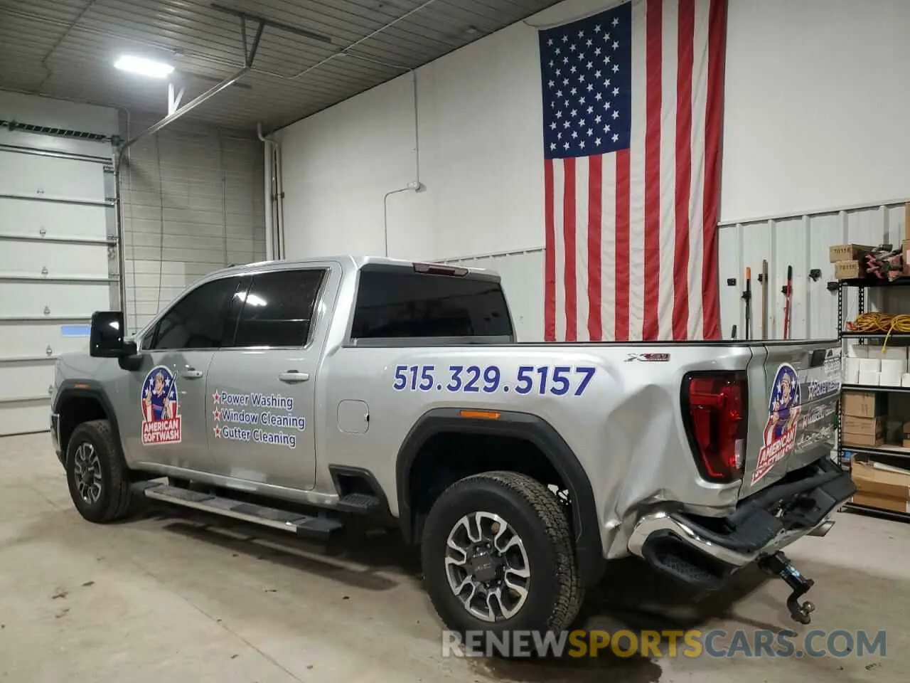 2 Photograph of a damaged car 1GT49ME7XMF239708 GMC SIERRA 2021