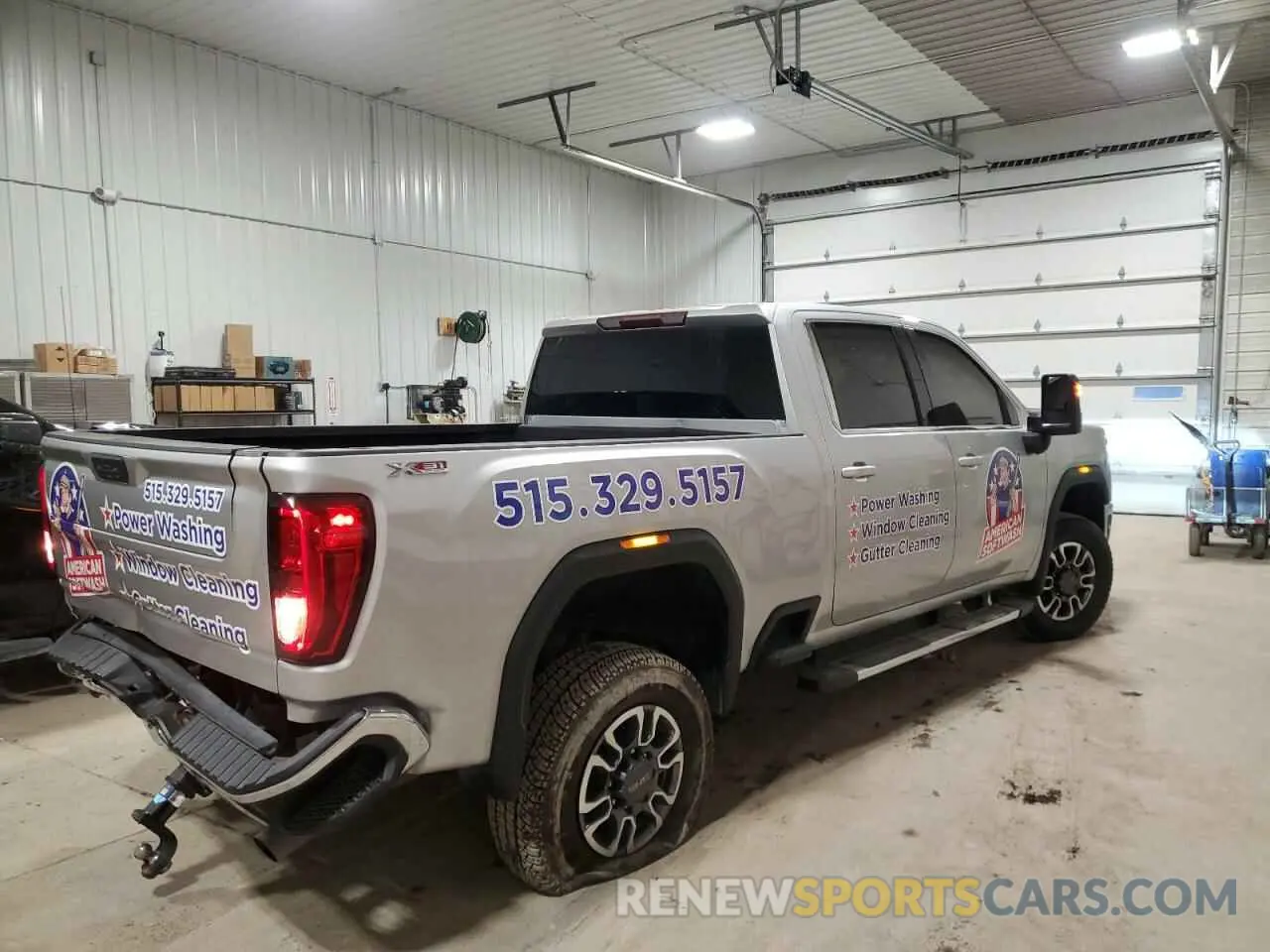 3 Photograph of a damaged car 1GT49ME7XMF239708 GMC SIERRA 2021
