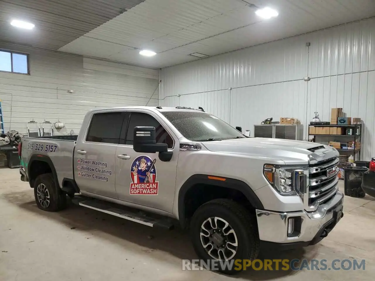 4 Photograph of a damaged car 1GT49ME7XMF239708 GMC SIERRA 2021