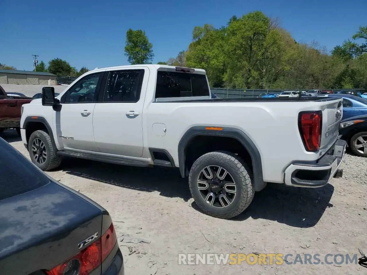 2 Photograph of a damaged car 1GT49PEY0MF103260 GMC SIERRA 2021