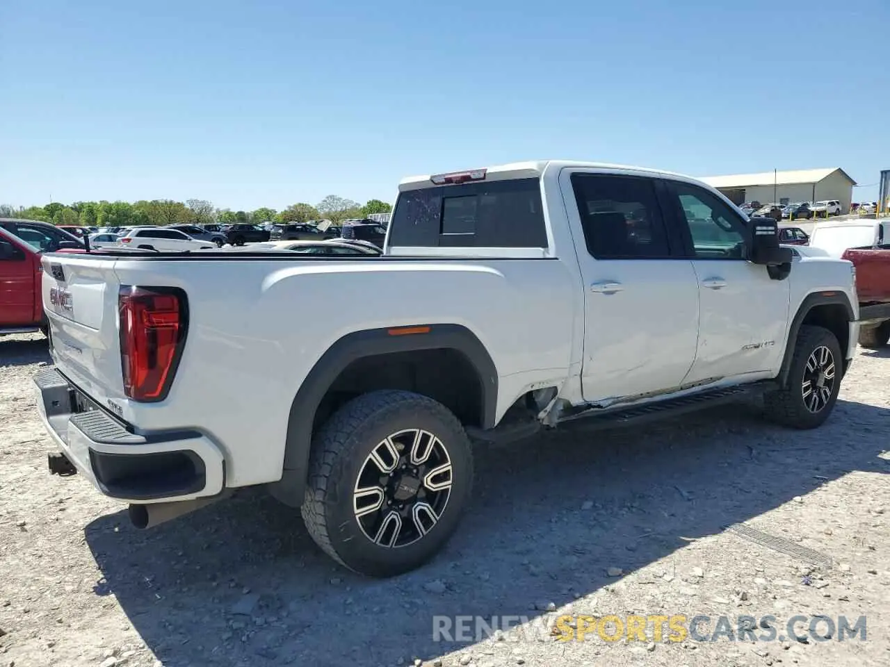 3 Photograph of a damaged car 1GT49PEY0MF103260 GMC SIERRA 2021