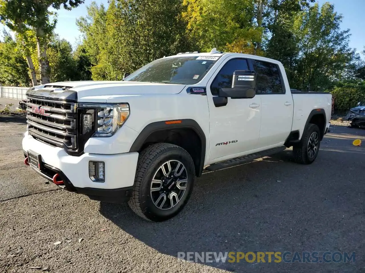 1 Photograph of a damaged car 1GT49PEY5MF319783 GMC SIERRA 2021