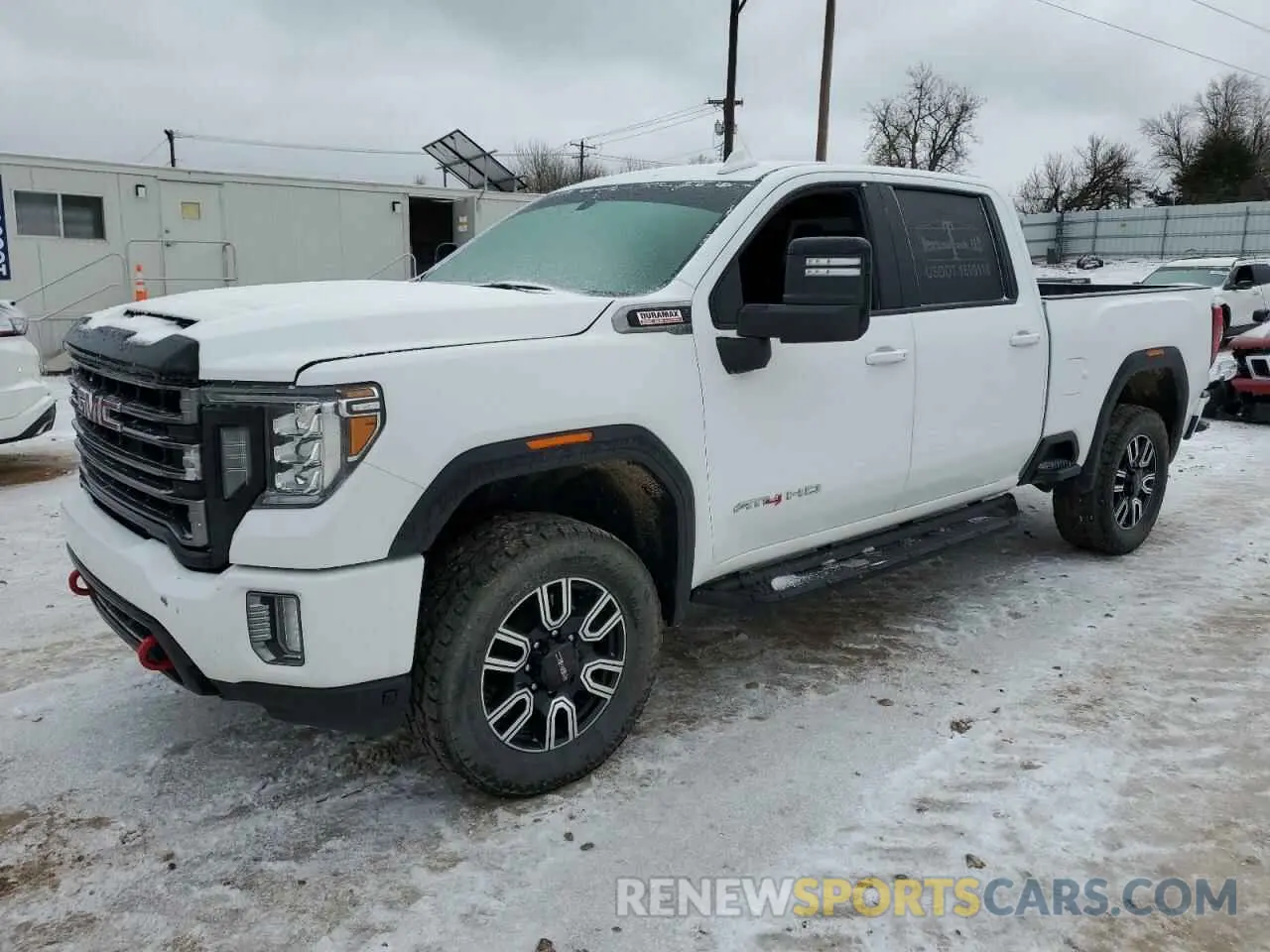 1 Photograph of a damaged car 1GT49PEY6MF307495 GMC SIERRA 2021