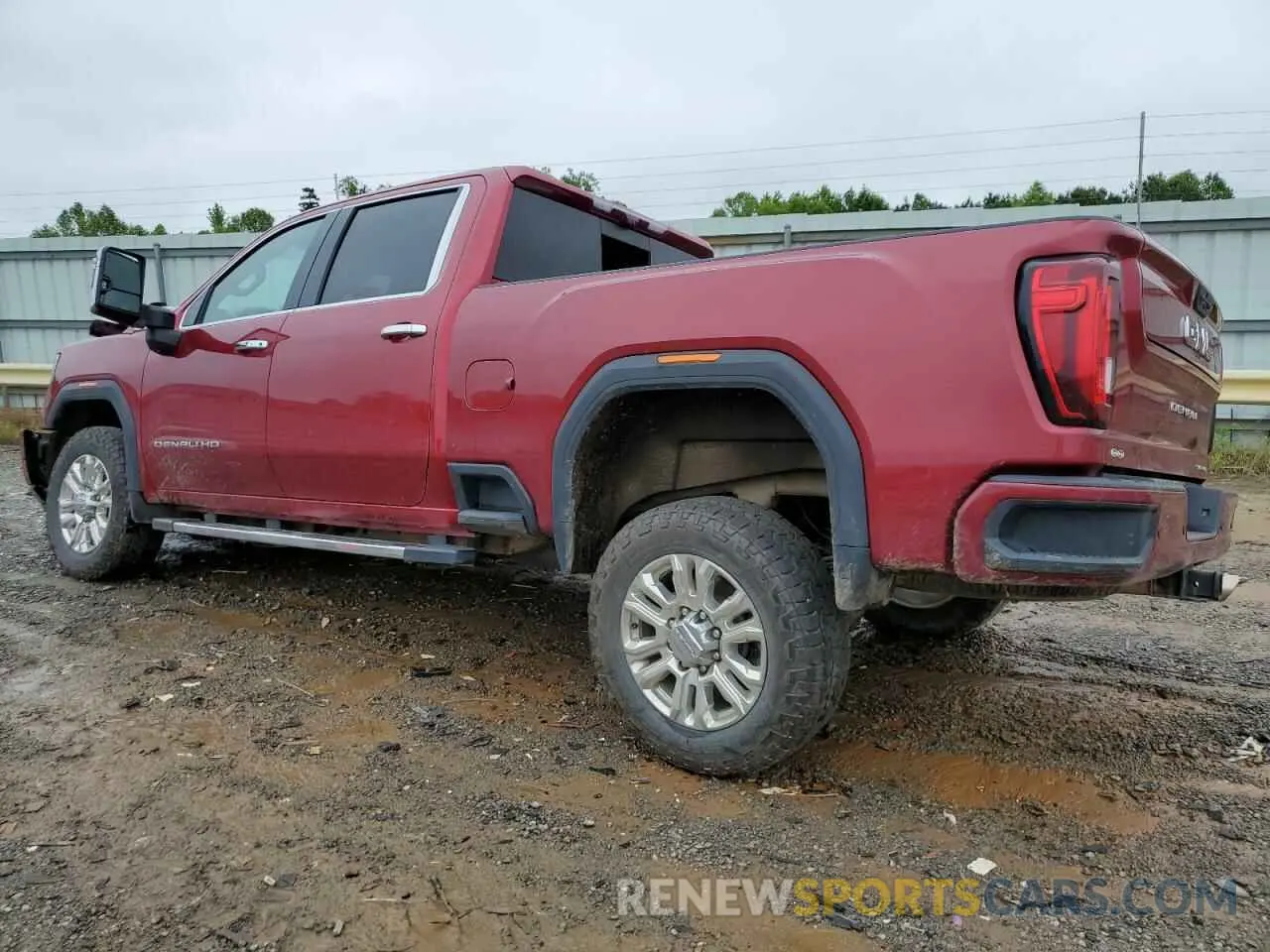2 Photograph of a damaged car 1GT49RE78MF183927 GMC SIERRA 2021