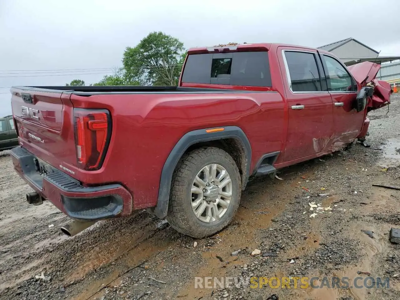 3 Photograph of a damaged car 1GT49RE78MF183927 GMC SIERRA 2021