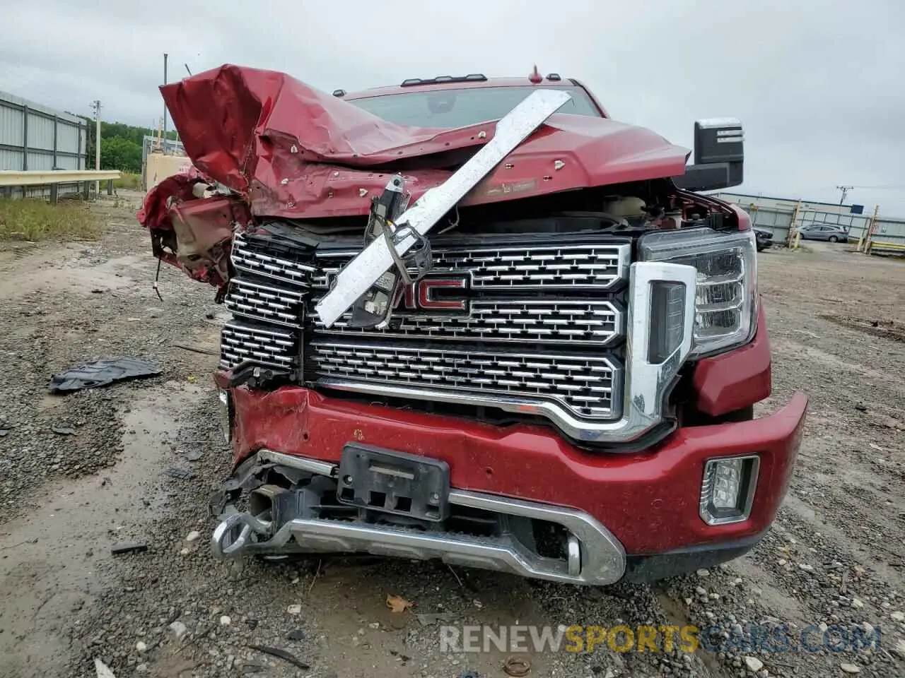 5 Photograph of a damaged car 1GT49RE78MF183927 GMC SIERRA 2021