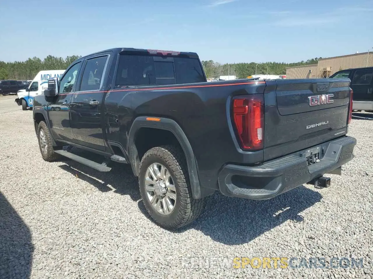 3 Photograph of a damaged car 1GT49REY2MF154433 GMC SIERRA 2021