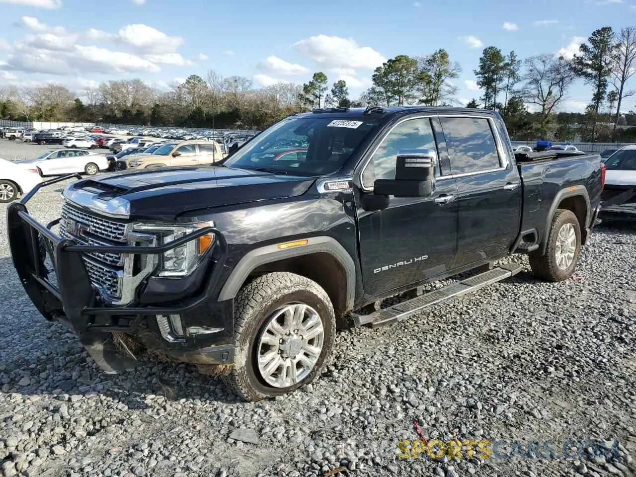 1 Photograph of a damaged car 1GT49REY7MF160745 GMC SIERRA 2021