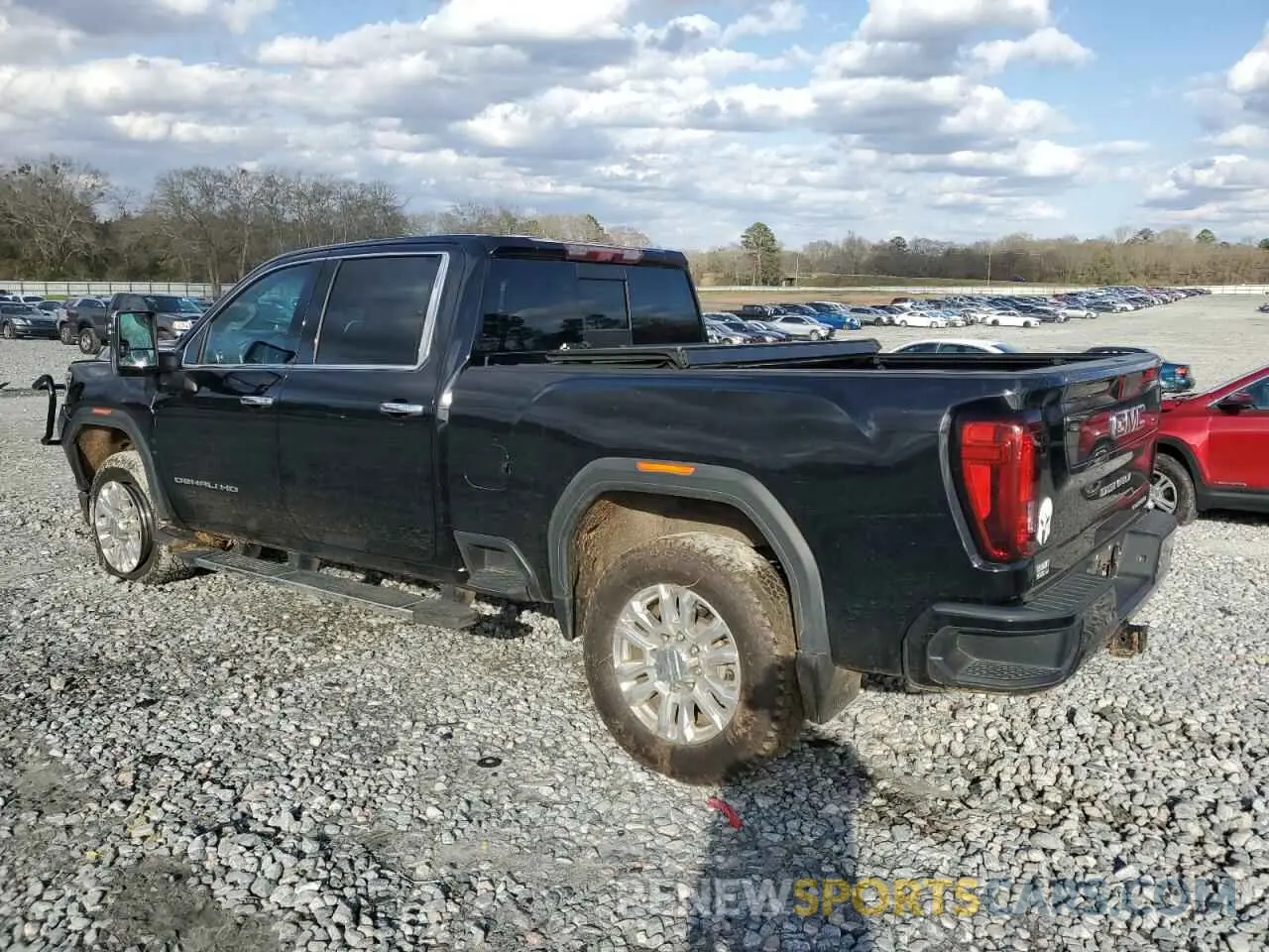 2 Photograph of a damaged car 1GT49REY7MF160745 GMC SIERRA 2021