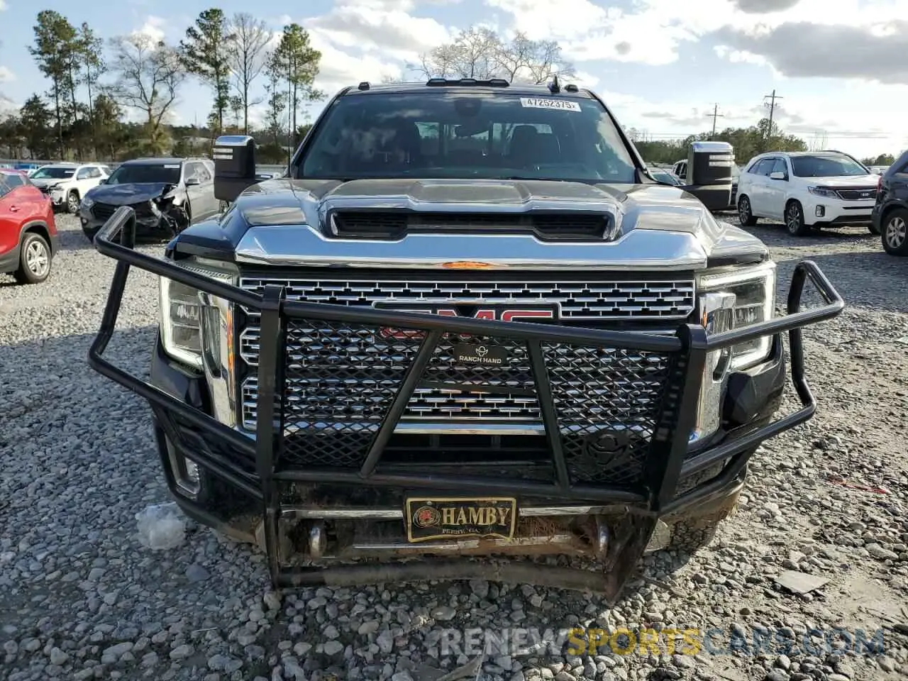 5 Photograph of a damaged car 1GT49REY7MF160745 GMC SIERRA 2021