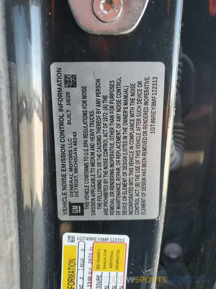 12 Photograph of a damaged car 1GT49REY8MF122313 GMC SIERRA 2021