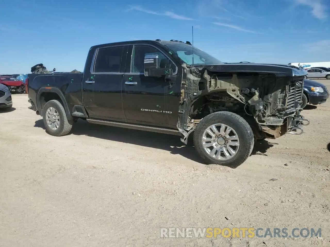 4 Photograph of a damaged car 1GT49REY9MF303730 GMC SIERRA 2021