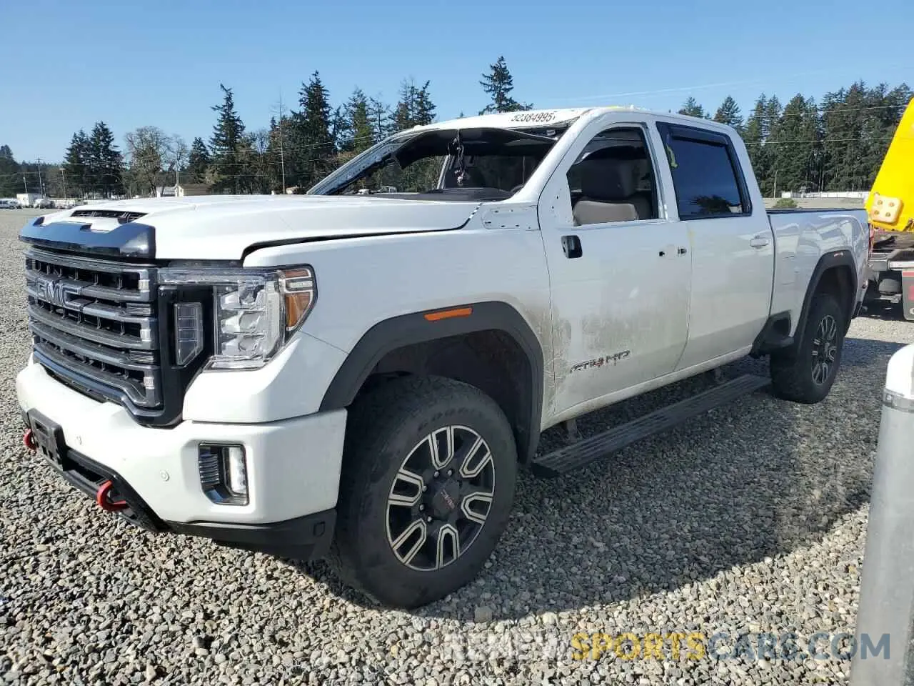 1 Photograph of a damaged car 1GT49VEY9MF263044 GMC SIERRA 2021