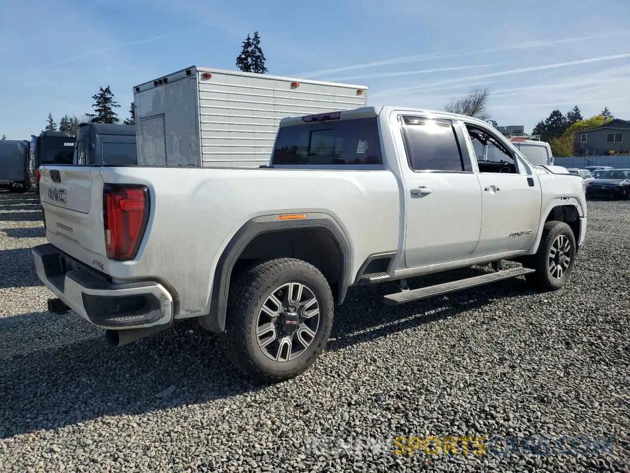 3 Photograph of a damaged car 1GT49VEY9MF263044 GMC SIERRA 2021