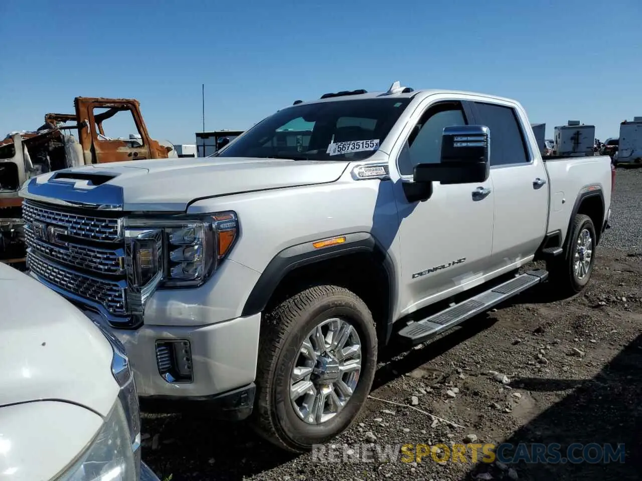 1 Photograph of a damaged car 1GT49WEY5MF181544 GMC SIERRA 2021